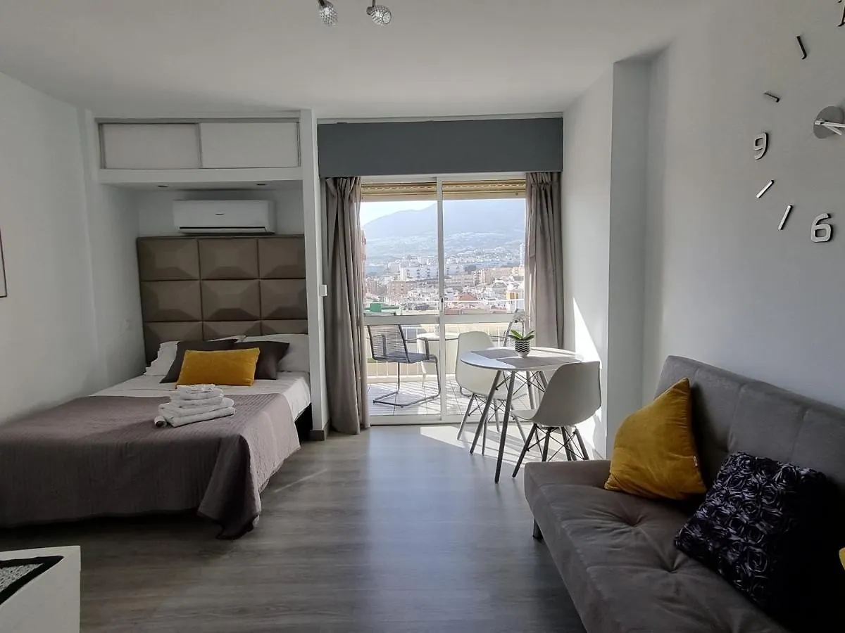 Hercules Moderno Estudio En Parque La Paloma Con Vista Al Mar Benalmádena Appartement
